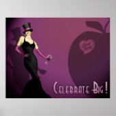 Wine Pink Lady Poster (Vorne)