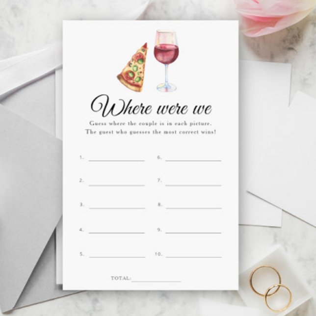 Wine & Pizza Brautparty Wo waren wir? (Von Creator hochgeladen)