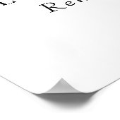 Wine & Pizza Perfekte Pair Probe Dinner Willkommen Poster (Ecke)