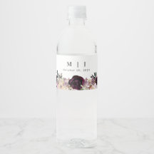 Wine Plum Mauve Fall Floral Wedding