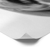 Wine Pour Elegant Glass and Bottle Nah Up Poster (Ecke)