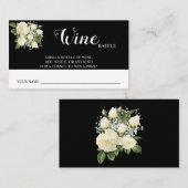 Wine Raffle Wedle Brautparty Card Platzkarte (Vorne/Hinten)