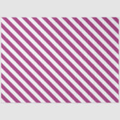 Wine Red and White Striped Seidenpapier (Vorderseite)