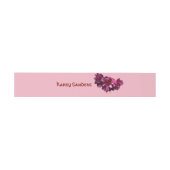 Wine Red Custom Bauchbands Einladungsbanderole (Flach)