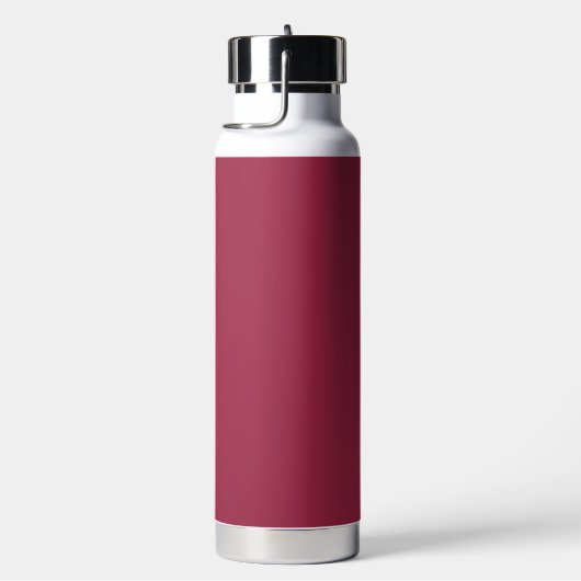 Wine Red Modern Typografy Personalisiert Trinkflasche (rechts)