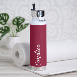 Wine Red Personalisiert Wedding Bridesmaid Trinkflasche