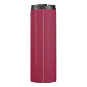 Wine Red Styliding Wedding Bridesmaid Thermosbecher (Rückseite)