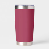 Wine Red Stylized Wedding Trauzeuge Thermobecher (Rückseite)