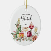 Wine Retired First Christmas Ornament (Rechts)