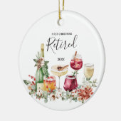 Wine Retired First Christmas Ornament (Links)