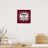 Wine Review 5 Sterne Poster Mauer Art (Küche)