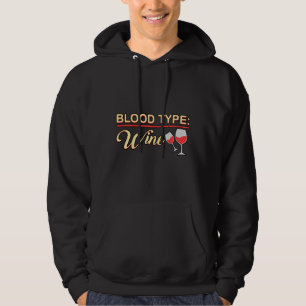 Wine Roter Wein Wein Bluttyp Wein Getränk Hoodie