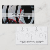 Wine Set Business Card Visitenkarte (Vorne/Hinten)