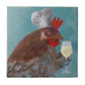 Wine Snob Fliese (Vorderseite)