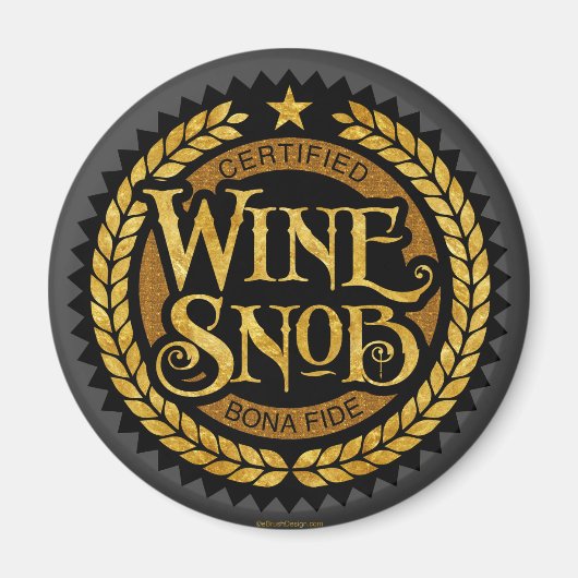 Wine Snob Magnet (Vorne)