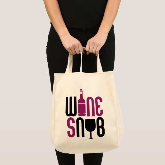 Wine Snob Tragetasche (Vorderseite (Produkt))