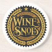 Wine Snob Untersetzer (Vorne)