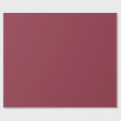 Wine Solid Color Geschenkpapier (Flach)