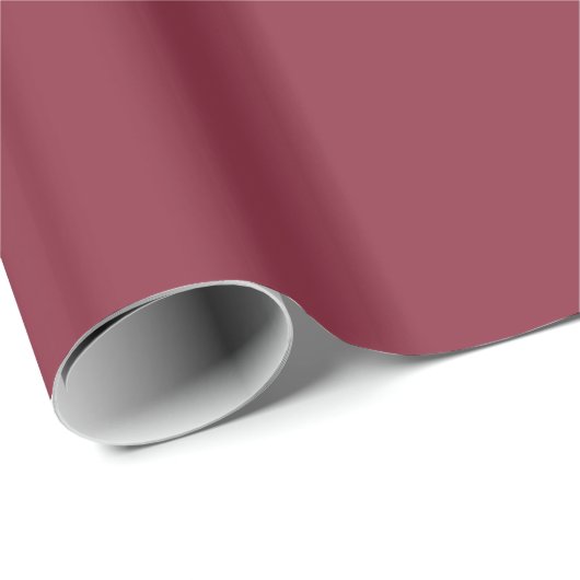 Wine Solid Color Geschenkpapier (Rolleneckpunkt)