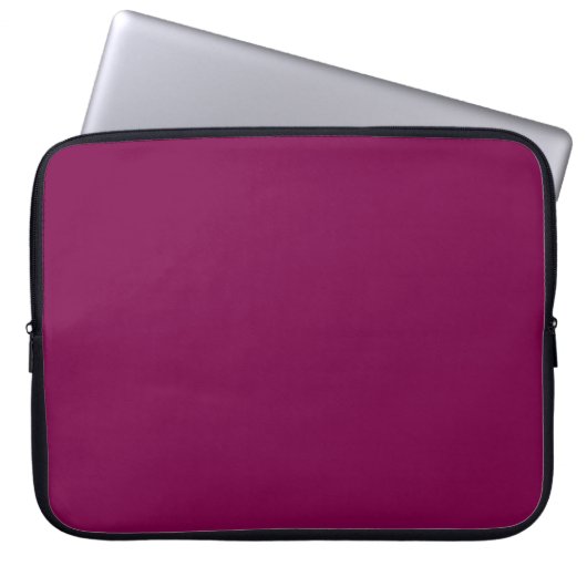 Wine Solid Color Notebook-Hülle Laptopschutzhülle (Vorderseite)
