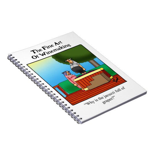 Wine Spaß Personalize Notebook Notizblock (Rechte Seite)