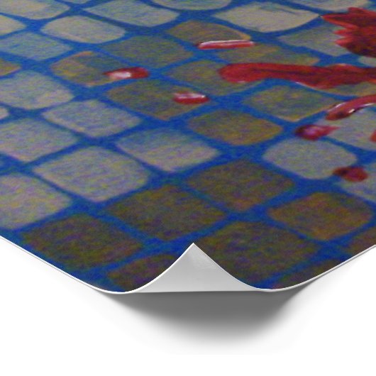 Wine Spill Poster (Ecke)