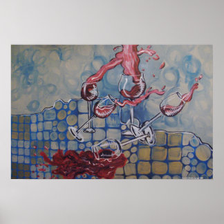 Wine Spill Poster