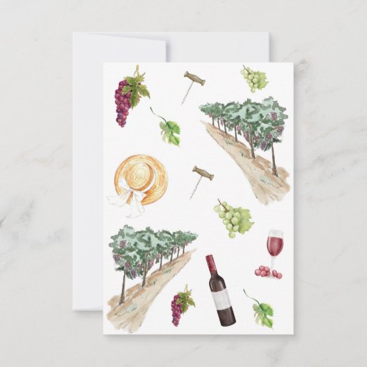 Wine tasting in der Fattoria Moncucchetto Einladung (Rückseite)