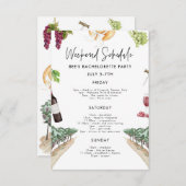 Wine tasting in der Fattoria Moncucchetto Einladung (Vorne/Hinten)