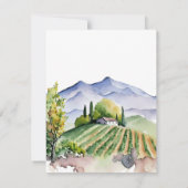 Wine tasting in der Fattoria Moncucchetto Einladung (Rückseite)