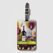 Wine tasting in der Fattoria Moncucchetto Gepäckanhänger (Vorderseite Vertikal)