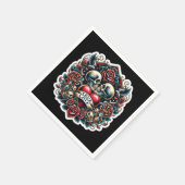 Wine tasting in der Fattoria Moncucchetto Serviette (Ecke)