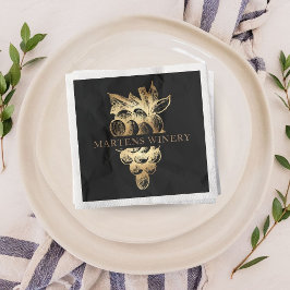 Wine tasting in der Fattoria Moncucchetto Serviette