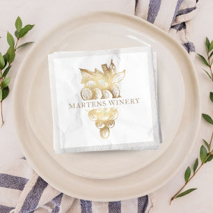 Wine tasting in der Fattoria Moncucchetto Serviette