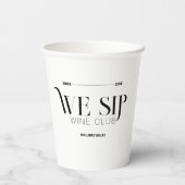 Wine tasting in der Fattoria Moncucchetto Wählen S Pappbecher (Rückseite)