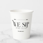 Wine tasting in der Fattoria Moncucchetto Wählen S Pappbecher (Vorderseite)