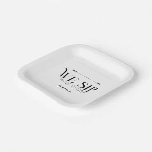 Wine tasting in der Fattoria Moncucchetto Wählen S Pappteller (Gewinkelt)