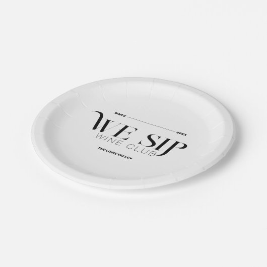 Wine tasting in der Fattoria Moncucchetto Wählen S Pappteller (Schrägansicht)