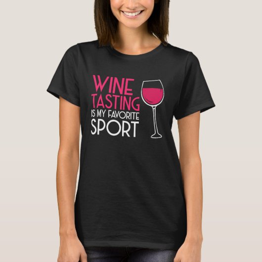 Wine Tasting Sport Drinking  Drinker Sayings Graph T-Shirt (Vorderseite)
