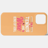 Wine Tennis Lover Frauen Ich bin Tennis und Wein Case-Mate iPhone Hülle (Rückseite (Horizontal))