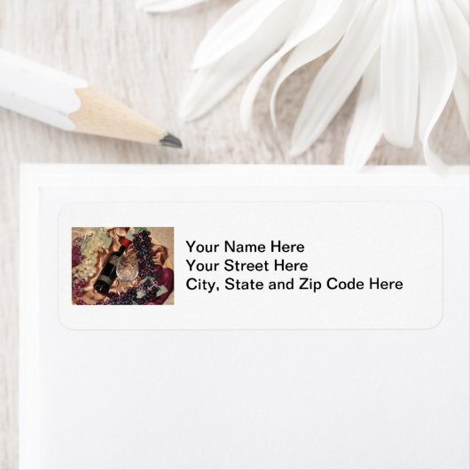 Wine Theme Address Labels (Insitu)