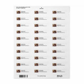 Wine Theme Address Labels (Vorne)
