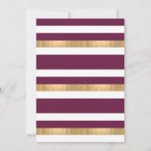 Wine Theme Party Einladung (Rückseite)