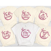 Wine Themed Bachelorette Group Bride Tri-Blend Shirt