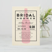 Wine Themed Bridal Dusche Einladungen (Stehend Vorderseite)