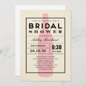 Wine Themed Bridal Dusche Einladungen (Vorne/Hinten)