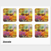 Wine Time Marbled Stickers (Blatt)