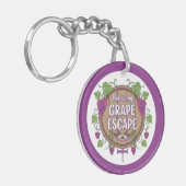 Wine Time Schlüsselanhänger (Vorderseite links)