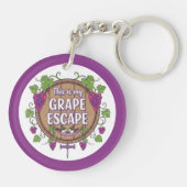 Wine Time Schlüsselanhänger (Rückseite)