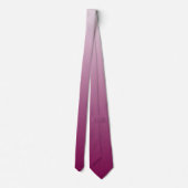 Wine Tint Gradient Men's Neck Tie Krawatte (Rückseite)